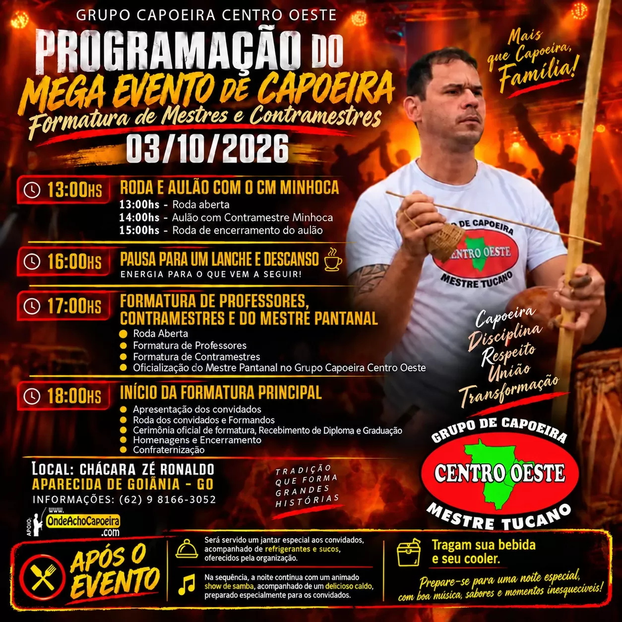 Formatura de Mestres e Contramestres