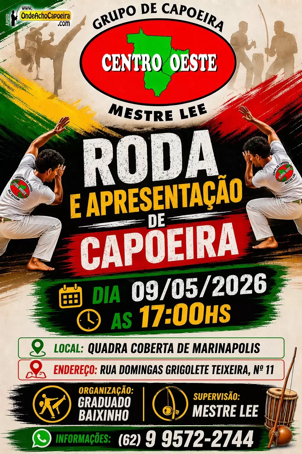 Roda e Apresentação de Capoeira