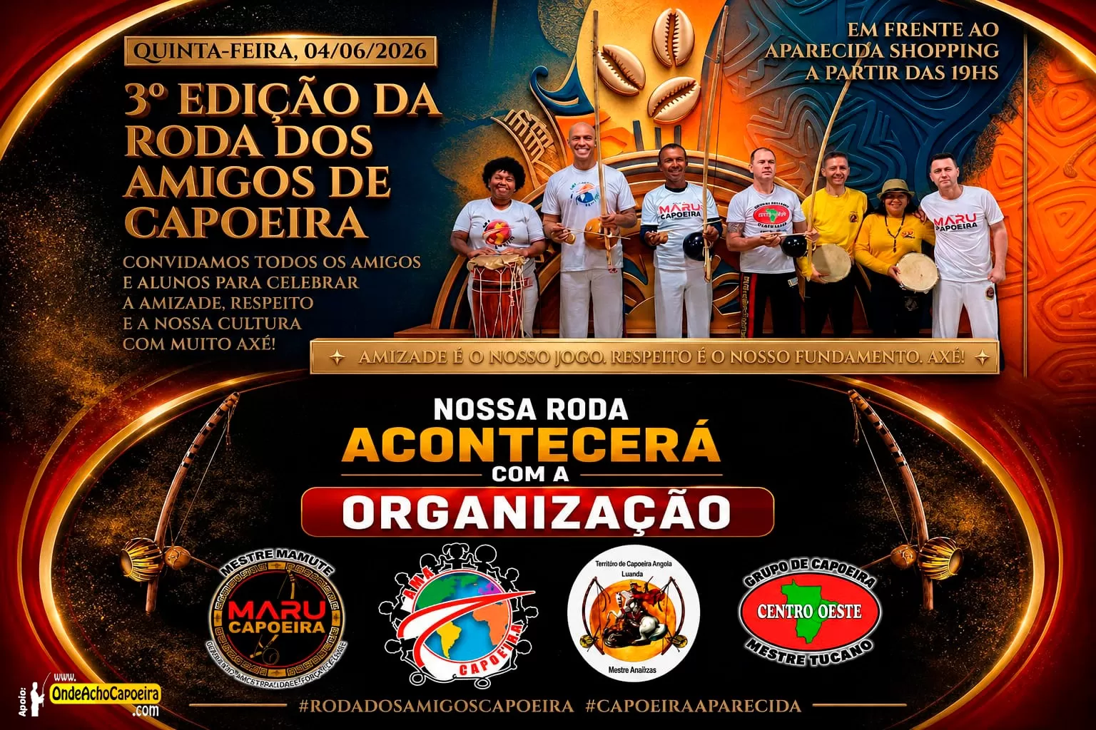 3º Edição da Roda dos Amigos de Capoeira