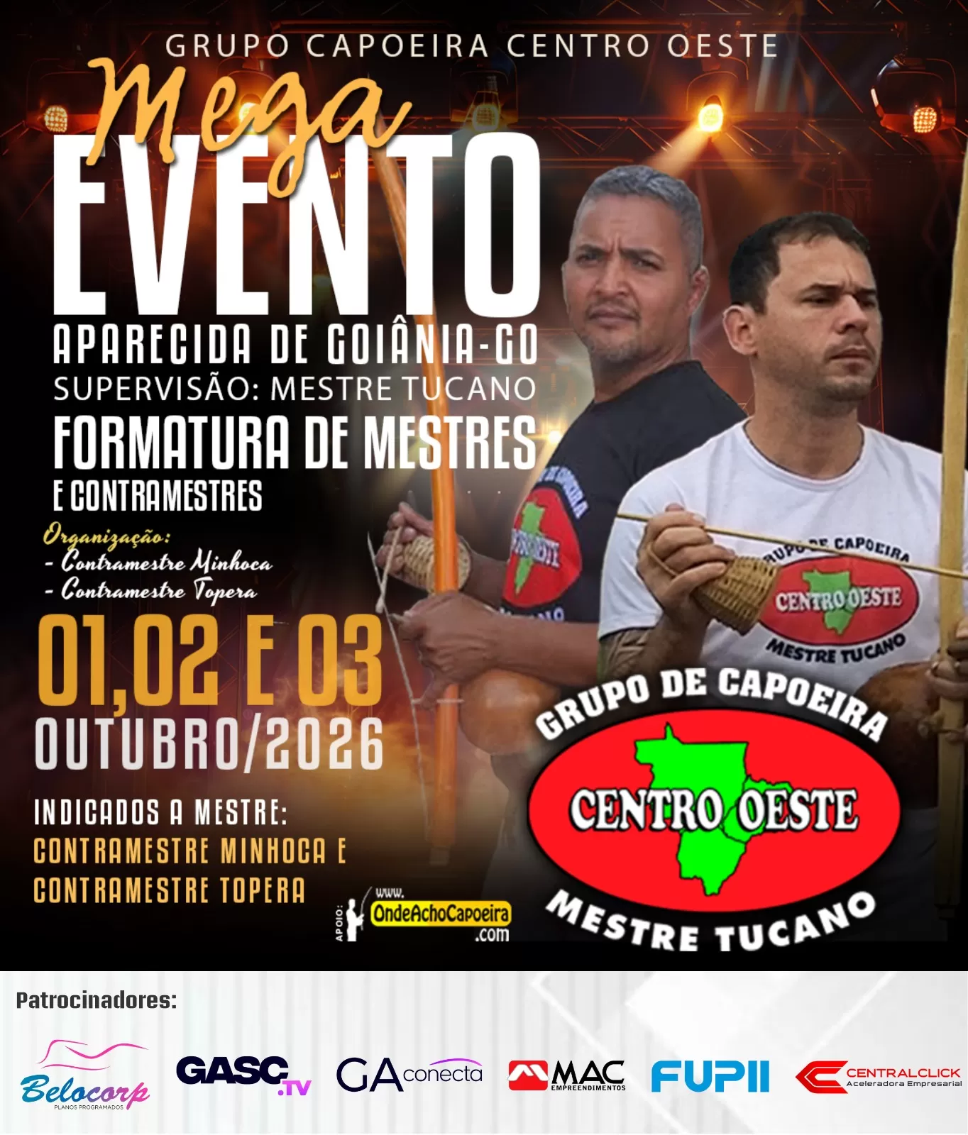 Cartaz do Evento Formatura de Mestres