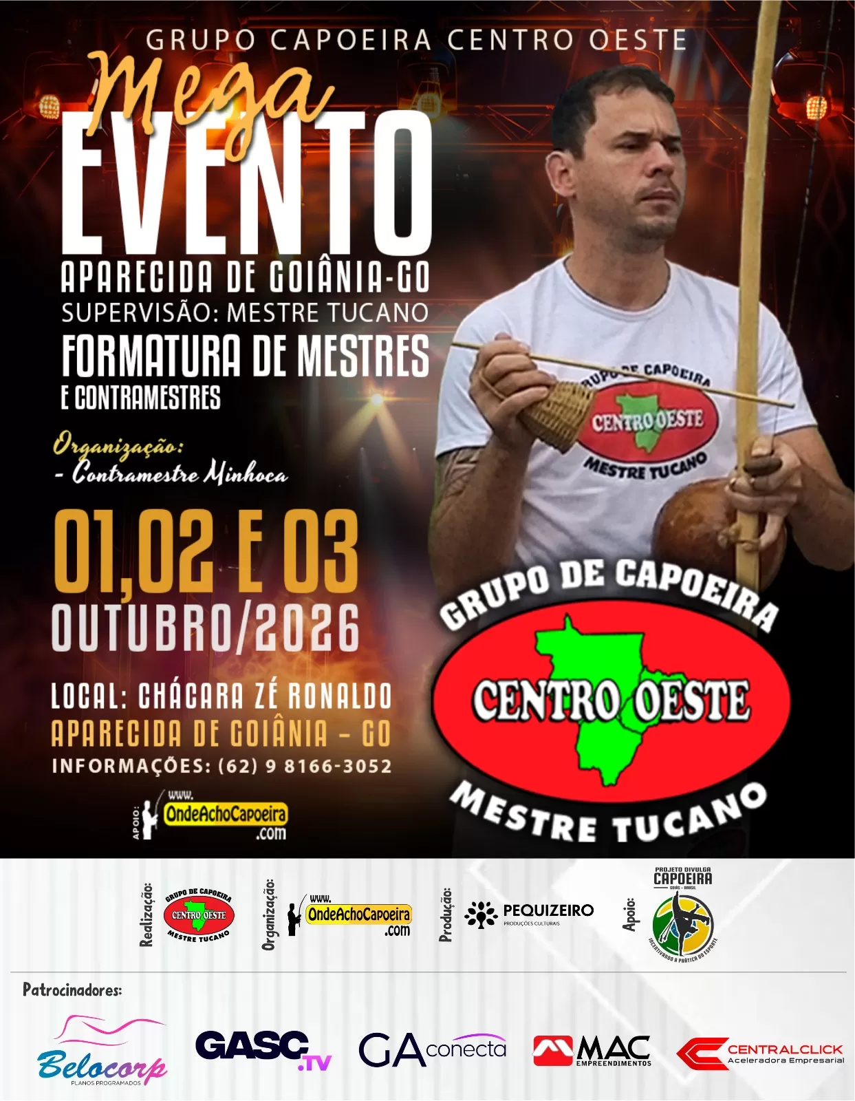Cartaz do evento Formatura de Mestres