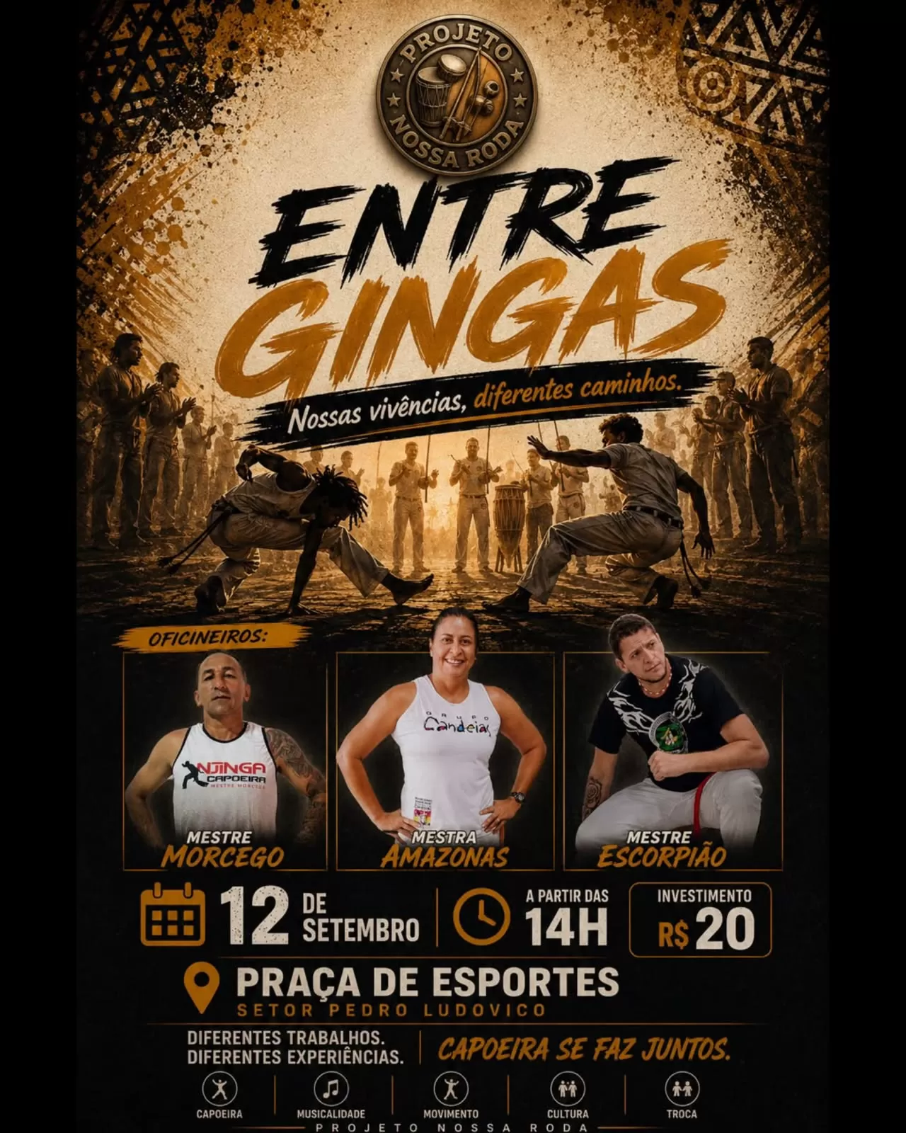Cartaz do evento Entre Gingas