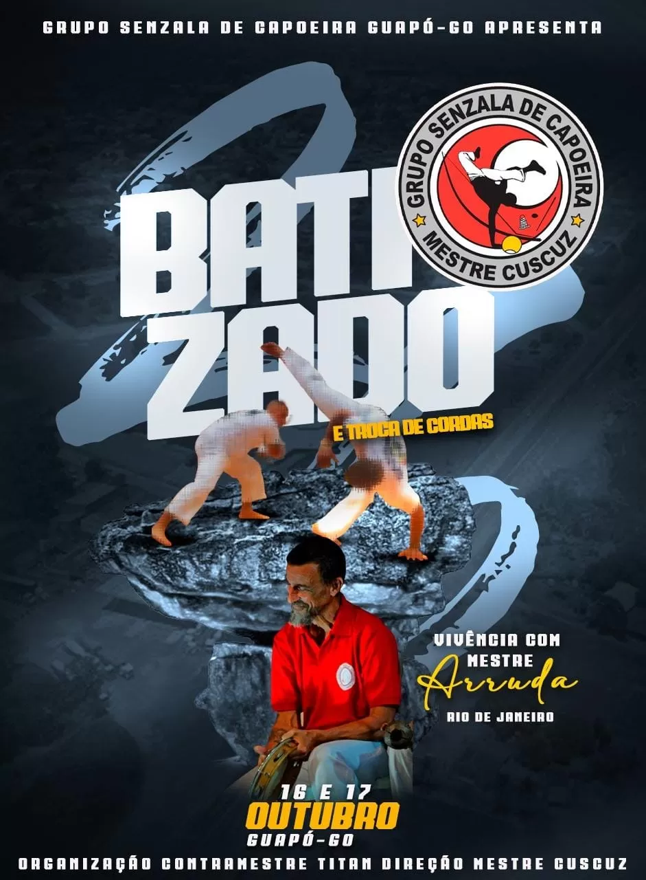 Cartaz do evento Batizado de Troca de Cordas
