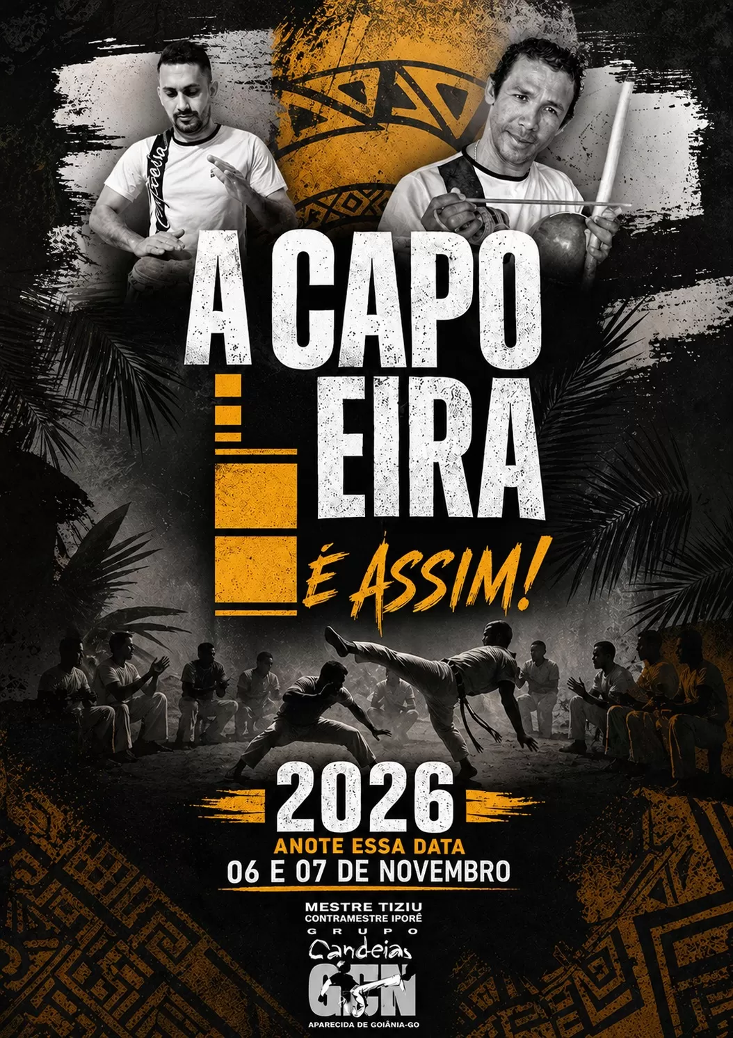 Cartaz do evento A Capoeira é Assim