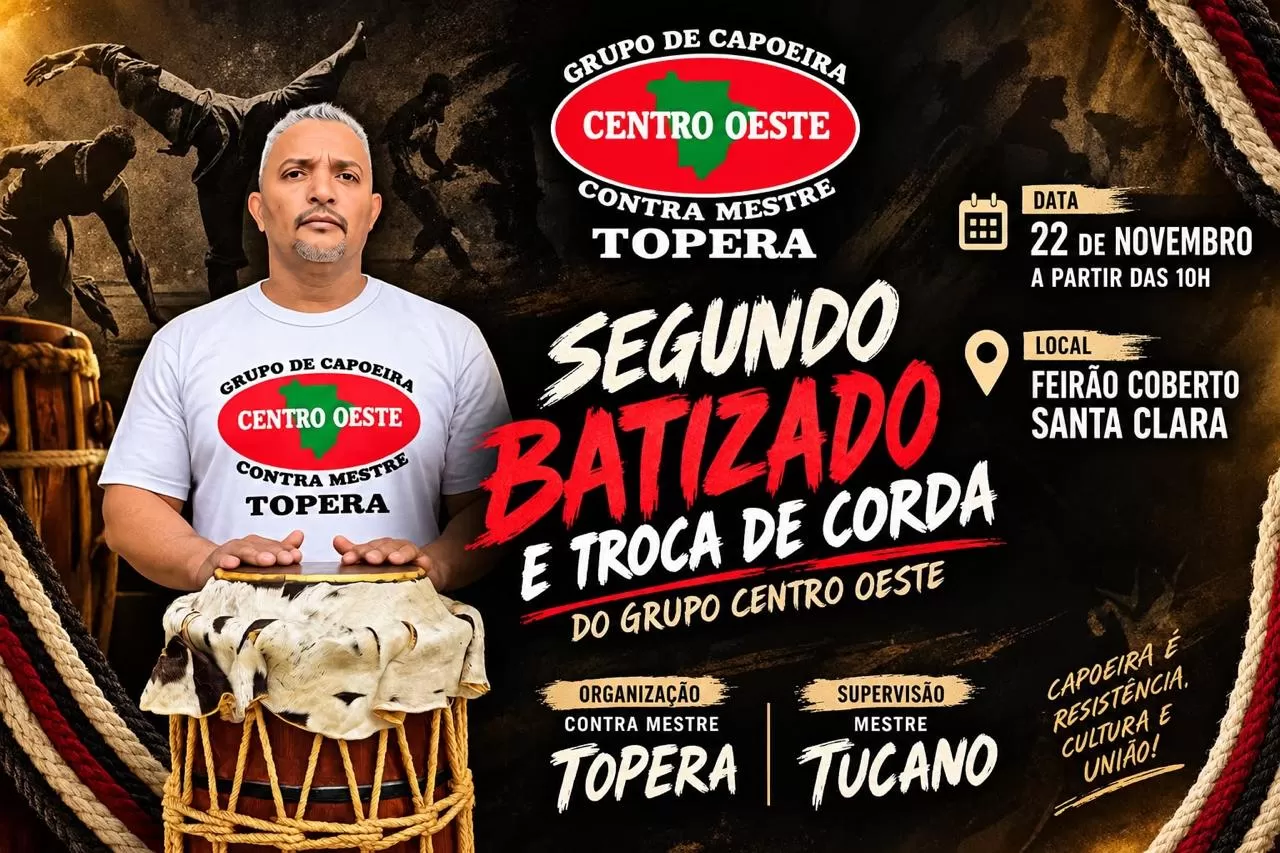 Cartaz do evento 2º Batizado e Troca de Cordas