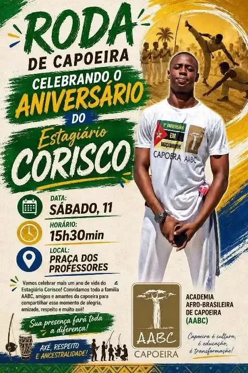 Cartaz da notícia Roda de Capoeira - 11/07/2026