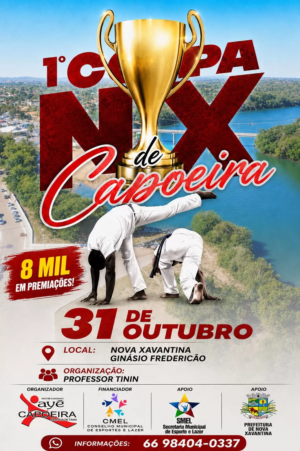 Cartaz da notícia 1º Copa NX de Capoeira - 31/10/2026