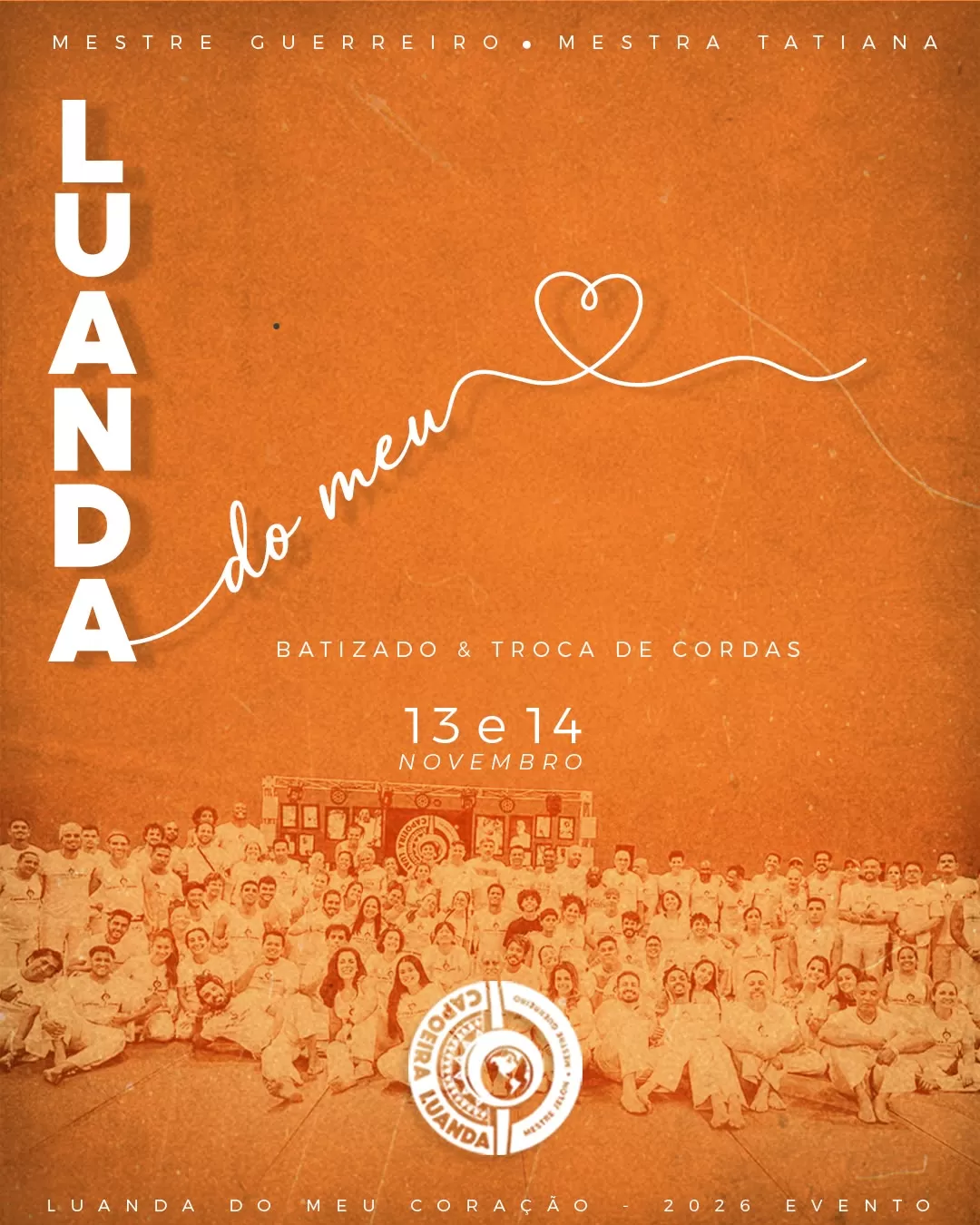 Cartaz da notícia Luanda do Meu Coração - 13 e 14/11/2026