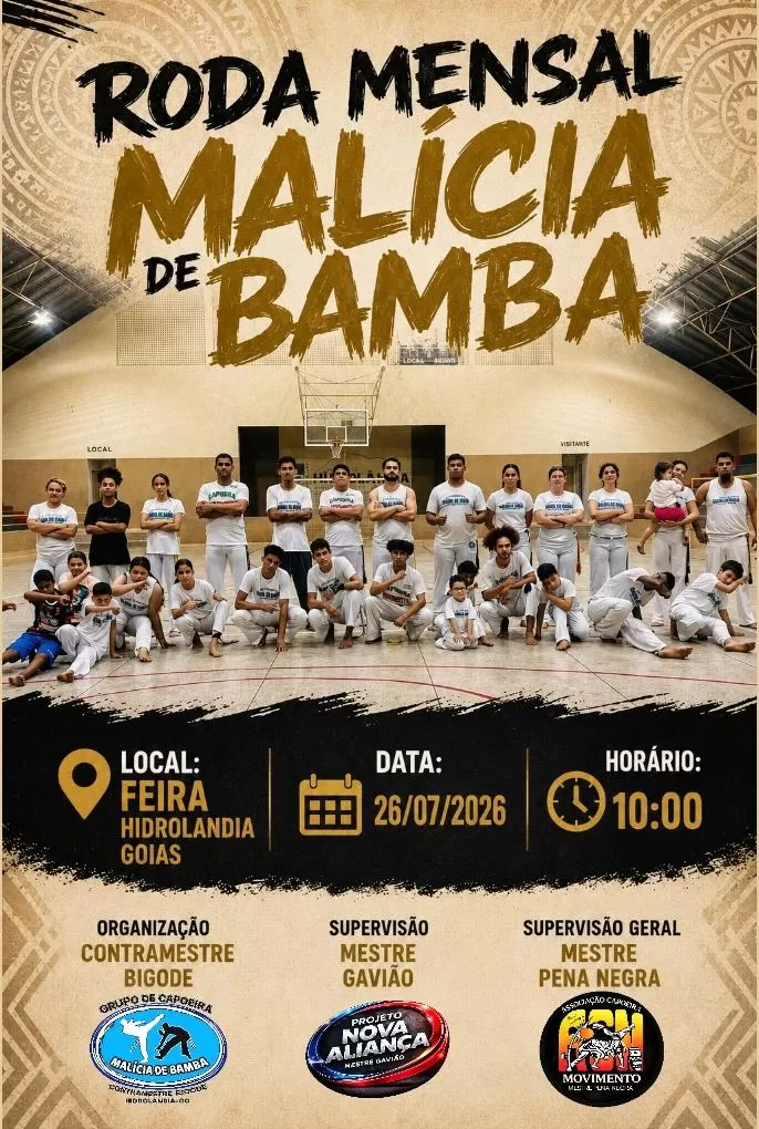 Cartaz da roda Roda Mensal