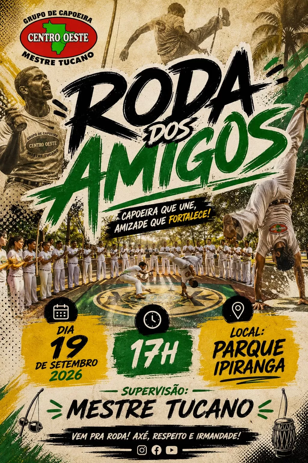 Cartaz da roda Roda dos Amigos
