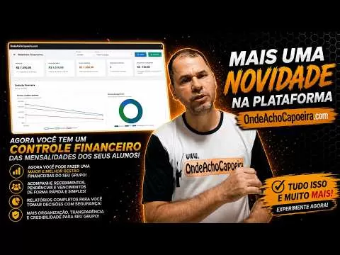 Cartaz do vídeo Mais uma Novidade no OndeAchoCapoeira - Gestão Financeira