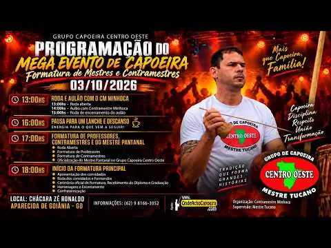 Cartaz do vídeo Mega Evento de Capoeira - 03/10/2026